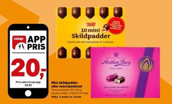 Mini skildpadder eller marcipanbrød