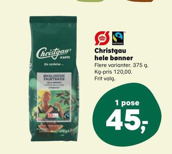 Christgau hele bønner