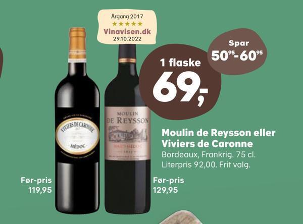 Kvickly Moulin de reysson eller viviers de caronne tilbud