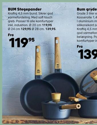 Kvickly Bum stegepander tilbud