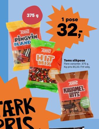 Kvickly Toms slikpose tilbud