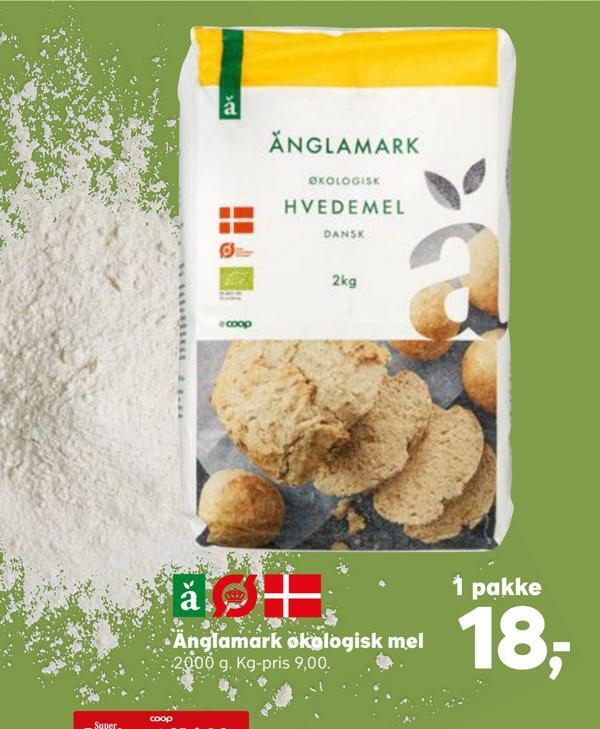 Kvickly Änglamark økologisk mel tilbud