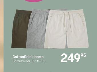 Kvickly Cottonfield shorts tilbud