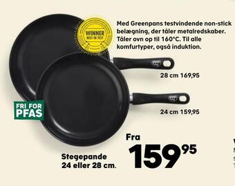 Stegepande 24 eller 28 cm