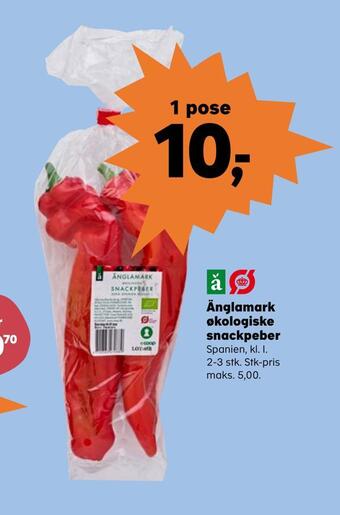 Änglamark økologiske snackpeber
