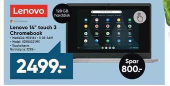 Lenovo 14" touch 3 Chromebook