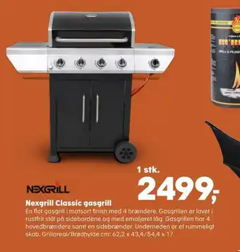 Kvickly Nexgrill classic gasgrill tilbud
