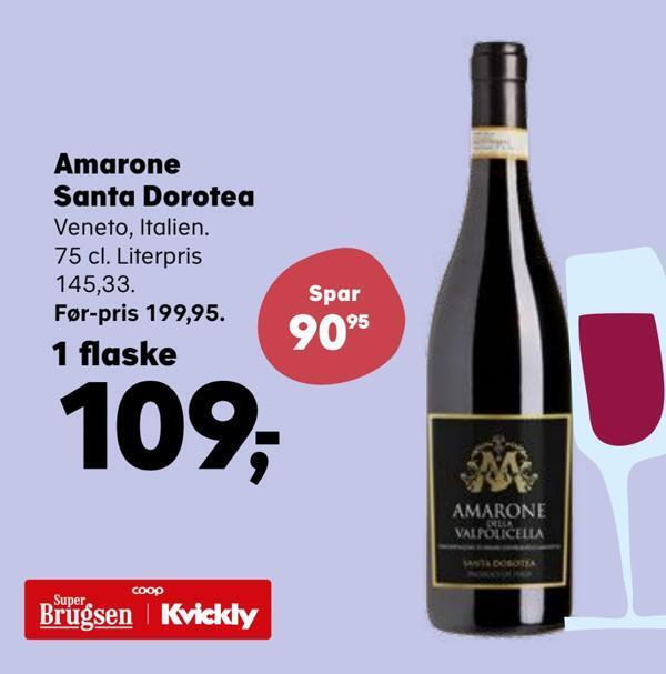 Kvickly Amarone santa dorotea tilbud