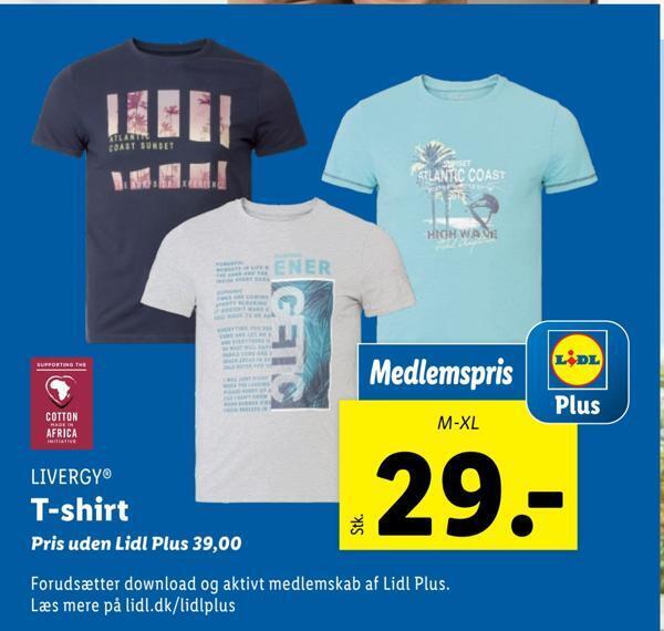 Lidl T-shirt tilbud