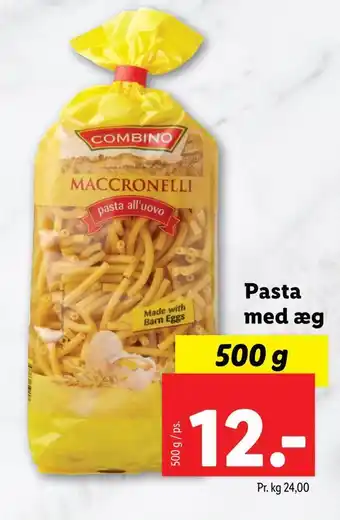 Lidl Pasta med æg tilbud