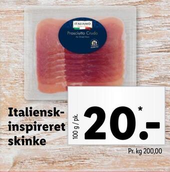 Italiensk inspireret skinke