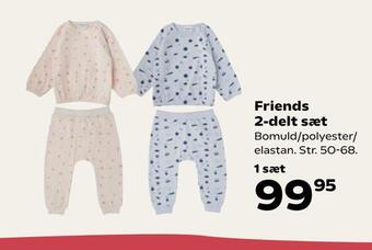 Kvickly Friends 2-delt sæt tilbud