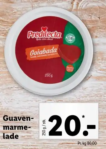 Lidl Guavenmarmelade tilbud