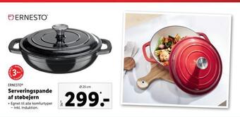 Serveringspande af støbejern