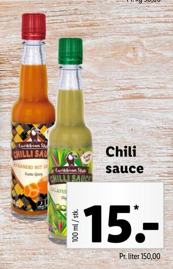 Lidl Chili sauce tilbud