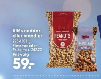 KiMs nødder eller mandler