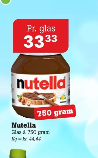 Poetzsch Padborg Nutella tilbud