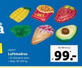 Lidl Luftmadras tilbud
