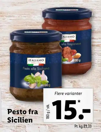 Pesto fra sicilien