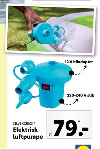 Lidl Elektrisk luftpumpe tilbud