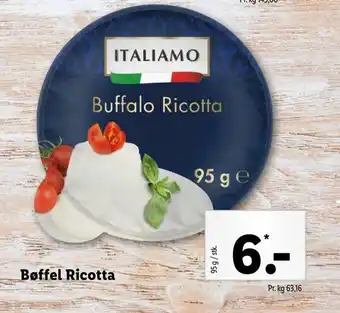 Bøffel ricotta