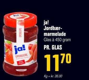 Poetzsch Padborg Ja! jordbærmarmelade tilbud