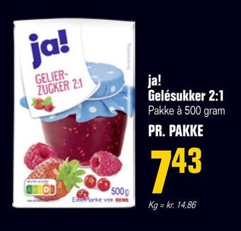 Ja! gelésukker 2,1