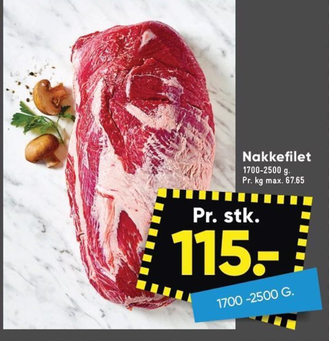 Bilka Nakkefilet tilbud