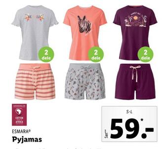 Lidl Pyjamas tilbud