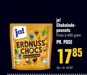 Poetzsch Padborg Ja! chokoladepeanuts tilbud
