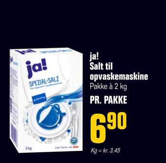 Ja! salt til opvaskemaskine