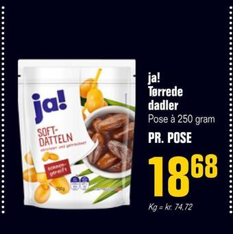 Poetzsch Padborg Ja! tørrede dadler tilbud