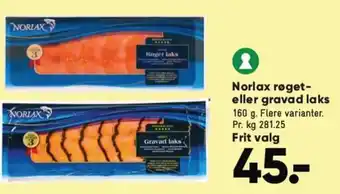 Norlax røget-eller gravad laks