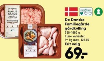 Bilka De Danske Familiegårde gårdkylling tilbud