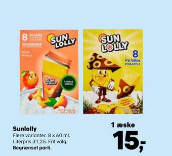 SuperBrugsen Sunlolly tilbud