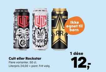 SuperBrugsen Cult eller rockstar tilbud