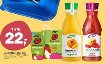SuperBrugsen Innocent juice eller kids tilbud