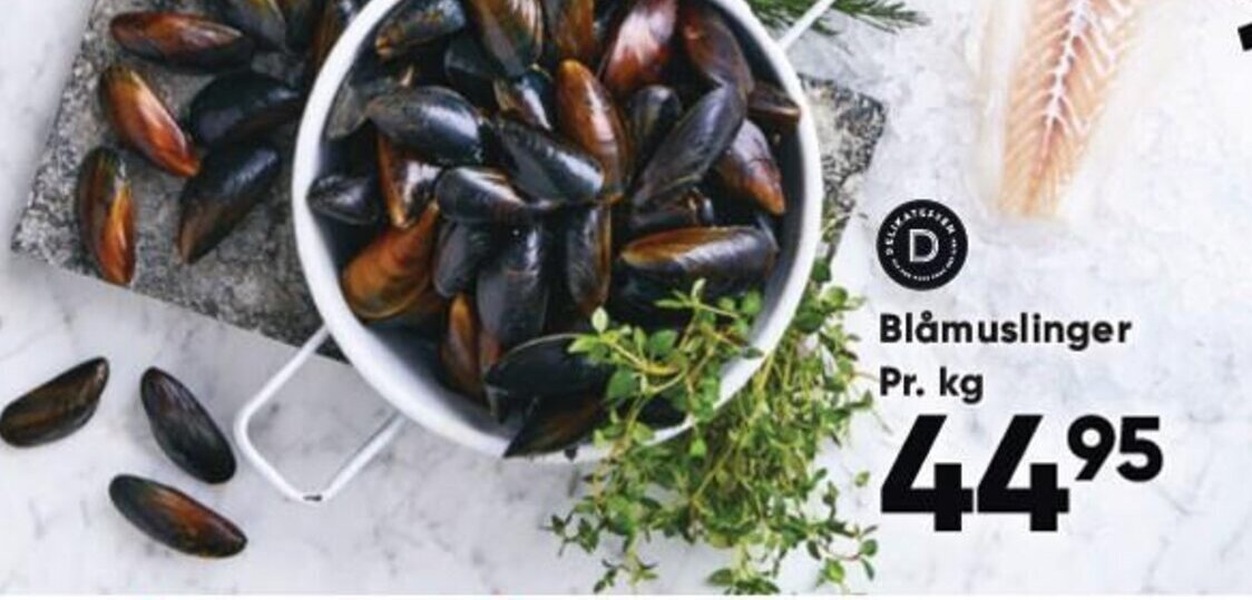 Bilka Blåmuslinger tilbud