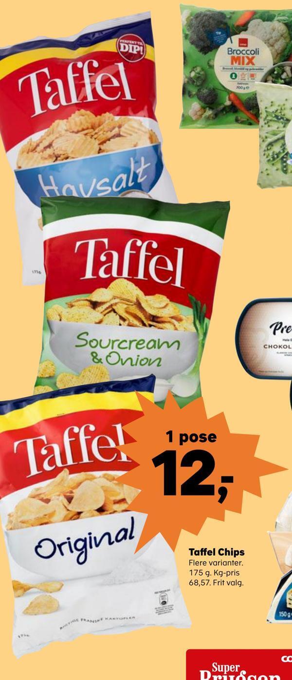 SuperBrugsen Taffel chips tilbud