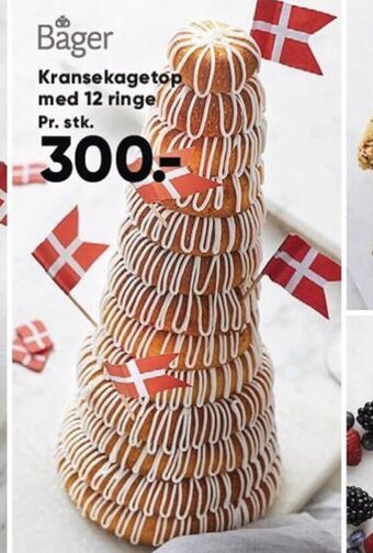 Kransekagetop med 12 ringe
