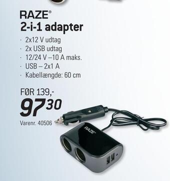 Thansen 2-i-1 adapter tilbud