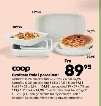 Ovnfaste fade i porcelæn