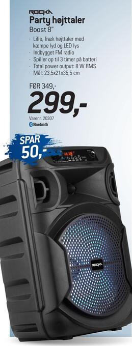 Thansen Party højttaler tilbud