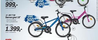 Thansen Børnecykel 18 tilbud