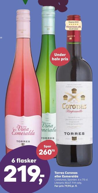 SuperBrugsen Torres coronas eller esmeralda tilbud