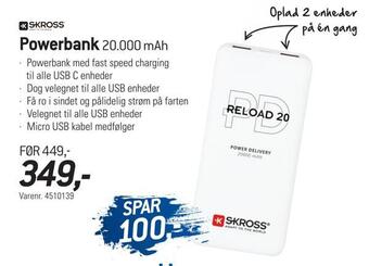 Thansen Powerbank tilbud