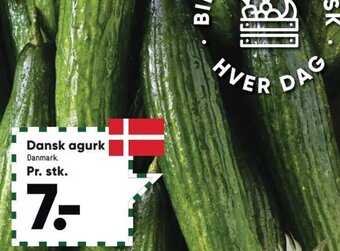 Bilka Dansk agurk tilbud