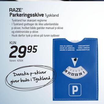Thansen Parkeringsskive tilbud