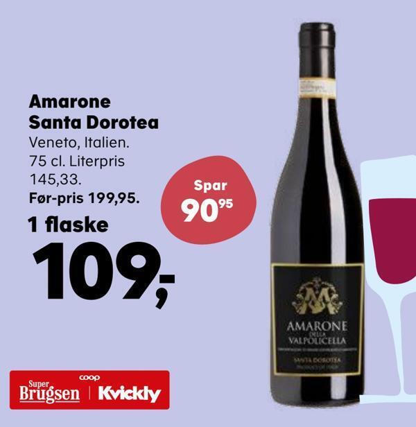 SuperBrugsen Amarone santa dorotea tilbud