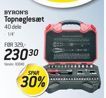 Thansen Topnøglesæt tilbud